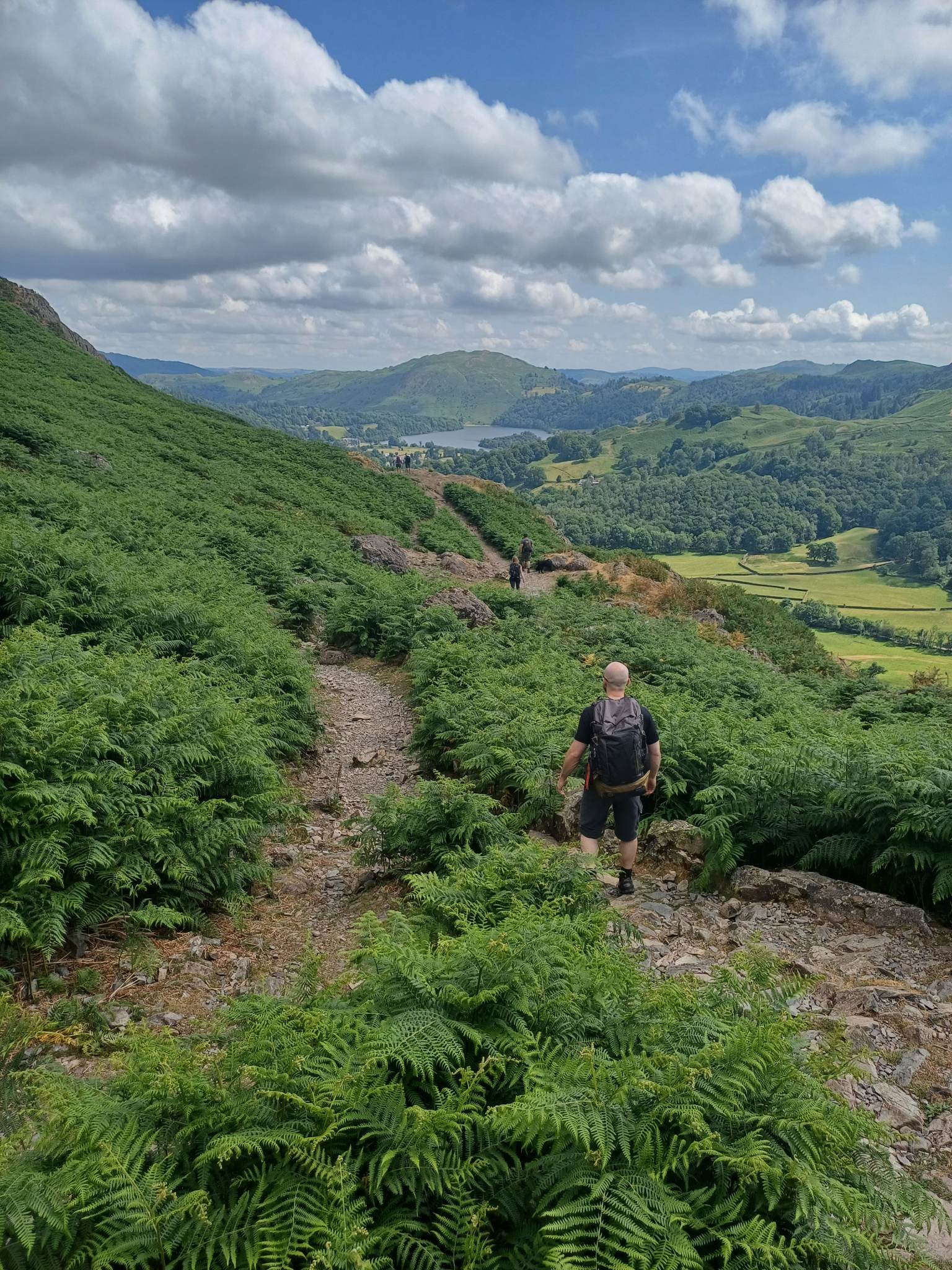 Nab Scar Walking Route in the Lake District National Park