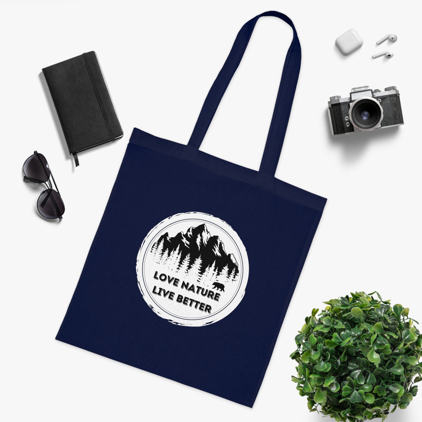 Love Nature Live Better Cotton Tote bag