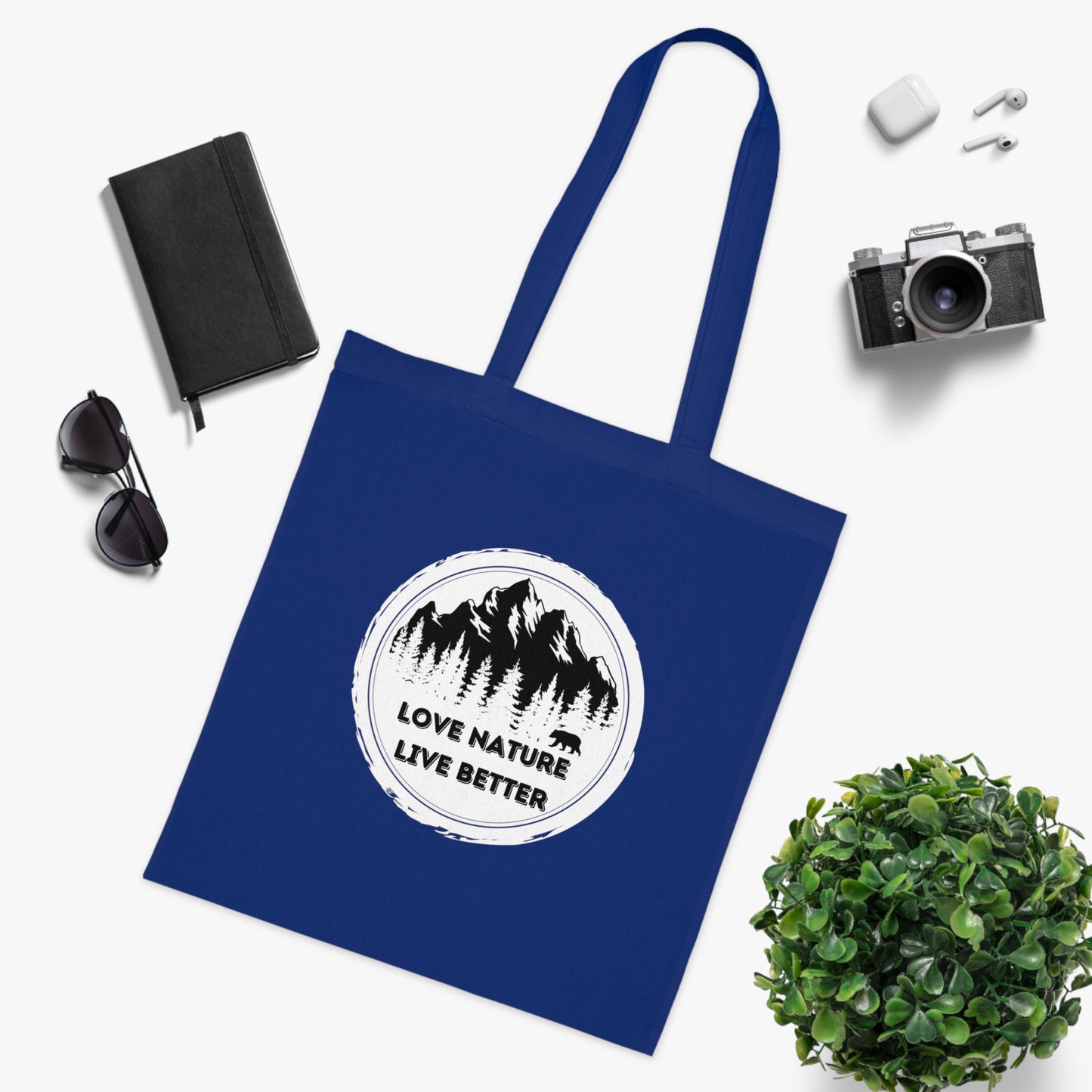 Love Nature Live Better Cotton Tote bag